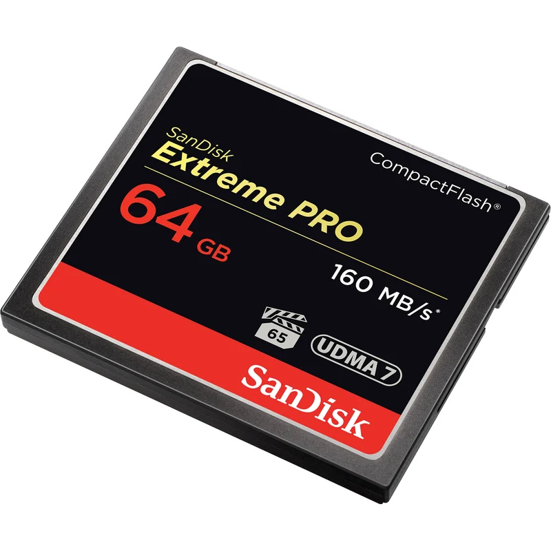 Tarjeta de memoria SanDisk 64GB Extreme Pro CompactFlash (160MB/s)