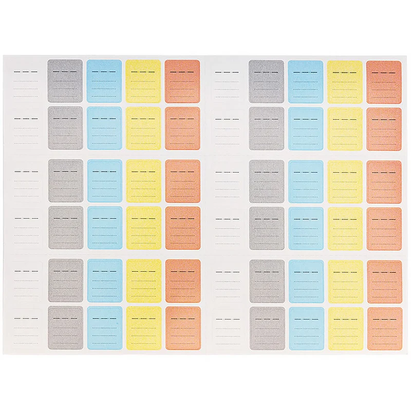 Etiquetas para Tarjetas JJC Label Stickers (120-unidades)