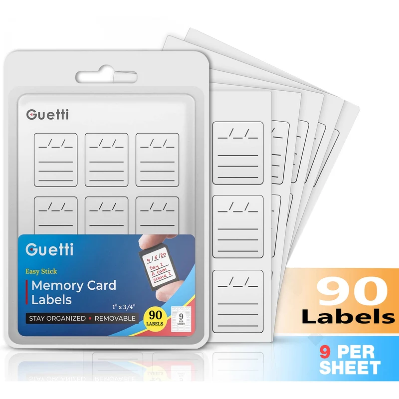 Etiquetas para Tarjetas Guetti Labels Label Stickers (90-unidades)