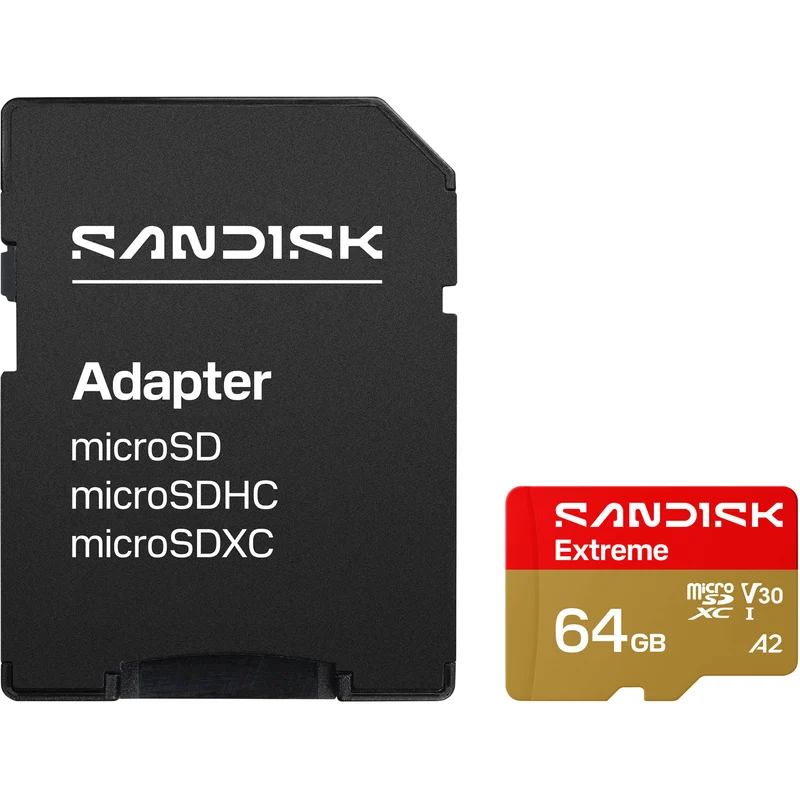 Tarjeta SanDisk 64GB Extreme UHS-I microSDXC