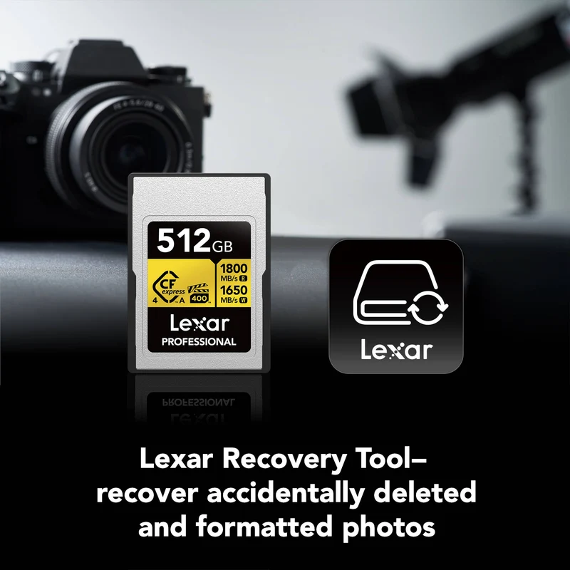 Tarjeta CFexpress Type A Lexar 512GB Professional GOLD CFexpress 4.0 Type A