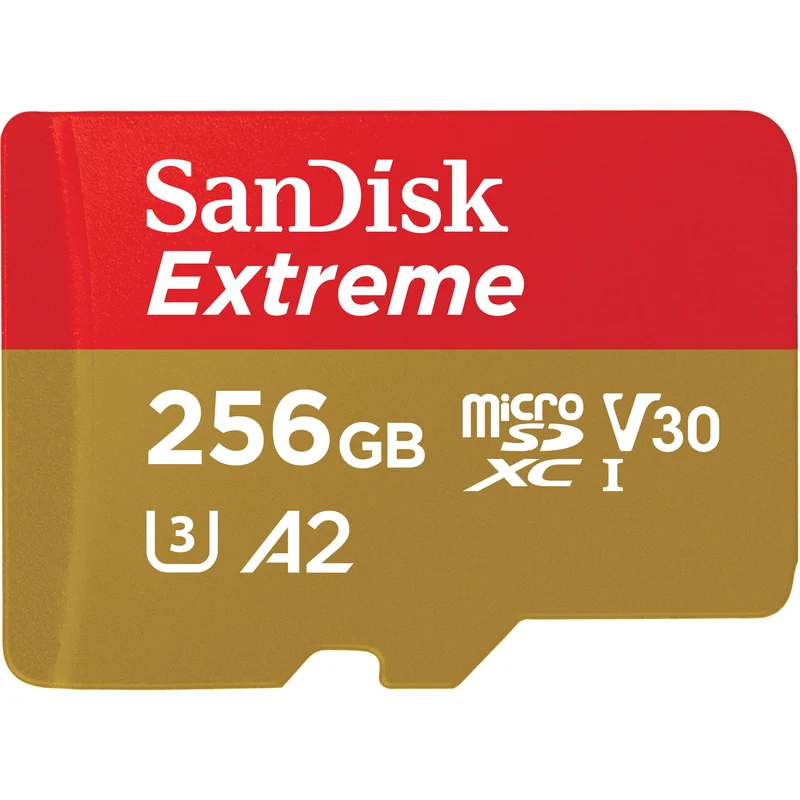 Tarjeta SanDisk 256GB Extreme UHS-I microSDXC (190 MB/s)