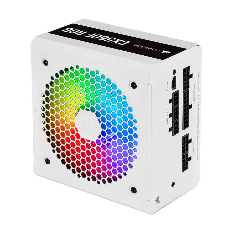 Corsair CX550F RGB 80PLUS Bronze (Blanc)