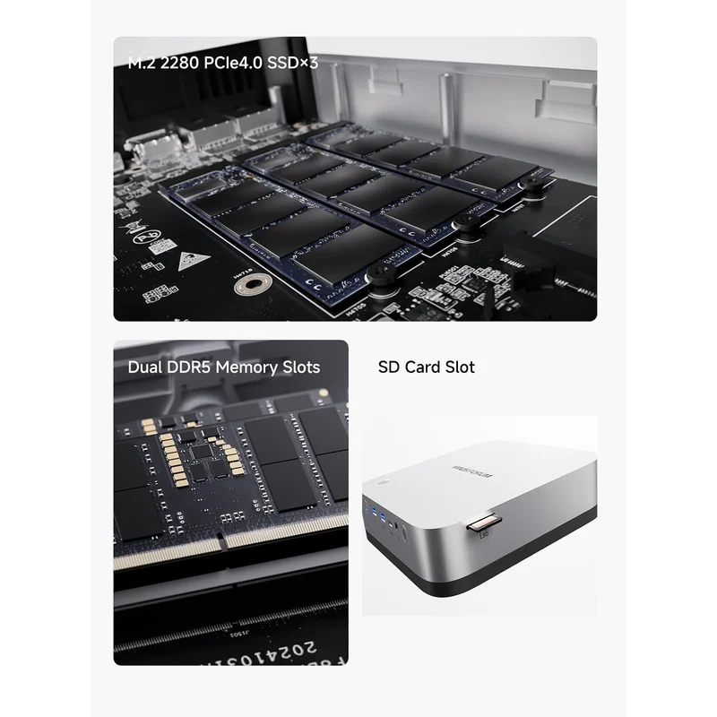 Mini PC Minisforum X1 Pro 32 GB RAM 512 GB SSD, con AMD Ryzen AI 9 HX370