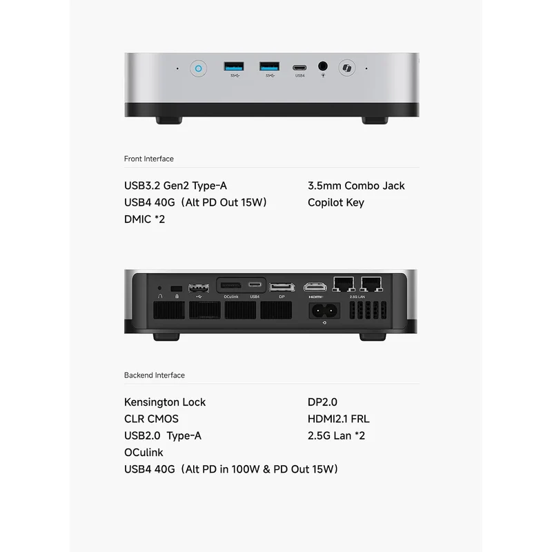 Mini PC Minisforum X1 Pro 32 GB RAM 512 GB SSD, con AMD Ryzen AI 9 HX370