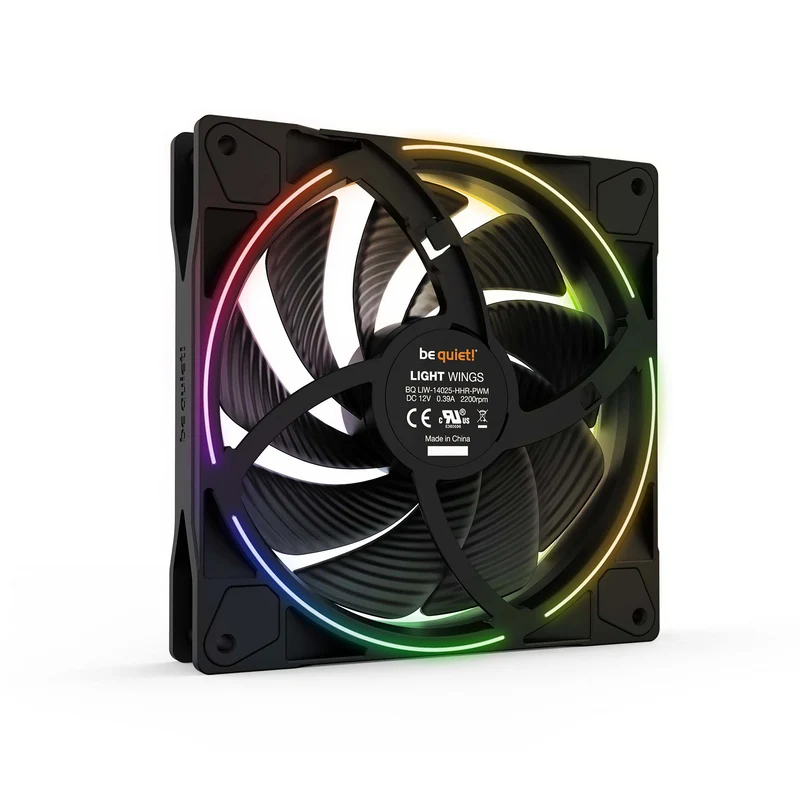 be quiet! Light Wings 140 mm PWM High Speed ARGB Triple Pack