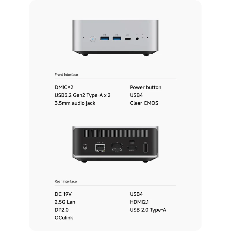 Mini PC Minisforum X1-255 32 GB RAM 1 TB SSD, con AMD Ryzen 7 255