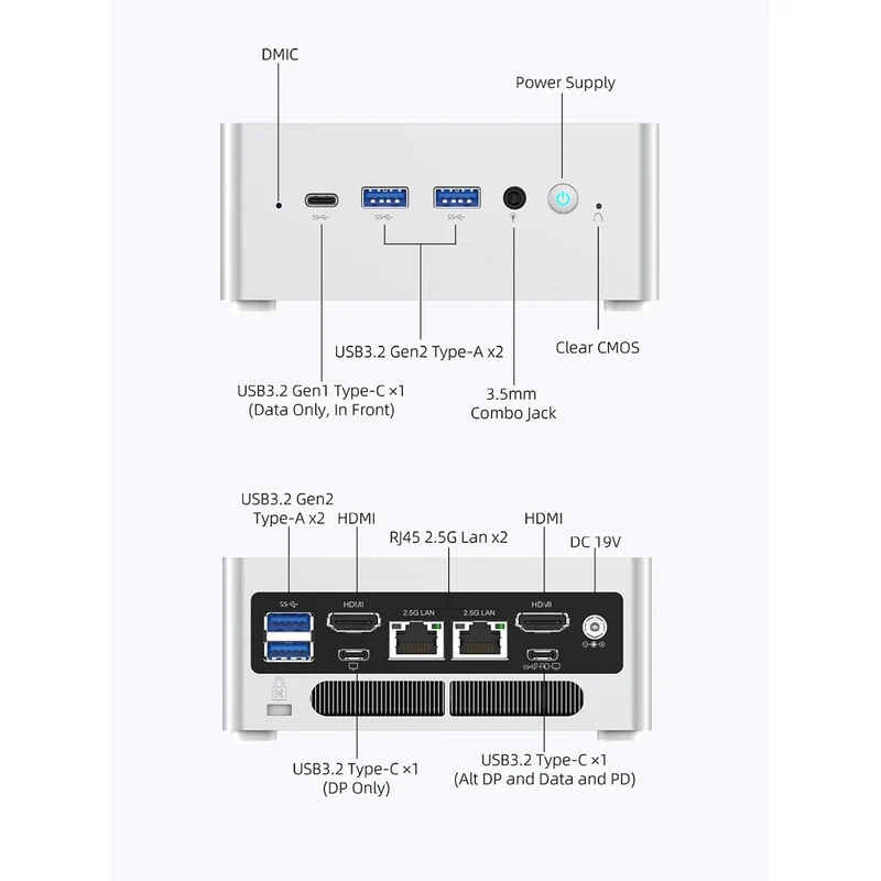 Mini PC Minisforum NAB9 16 GB RAM 512 GB SSD, con Intel i9-12900HK