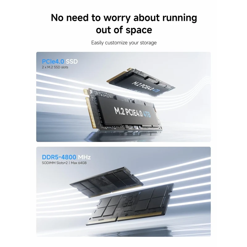 Mini PC Minisforum UM870 16 GB RAM 1 TB SSD, con AMD Ryzen 7 8745H