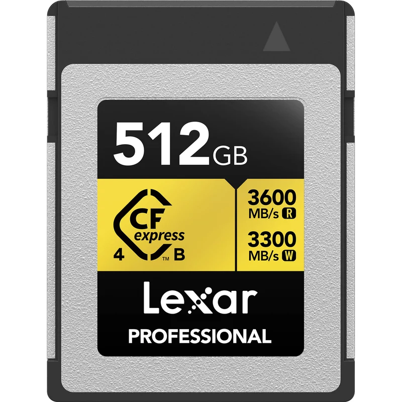 Tarjeta CFexpress Type B Lexar 512GB Professional GOLD CFexpress 4.0 Type B