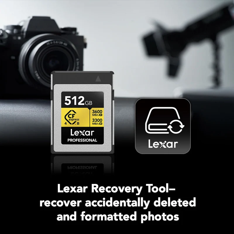 Tarjeta CFexpress Type B Lexar 512GB Professional GOLD CFexpress 4.0 Type B