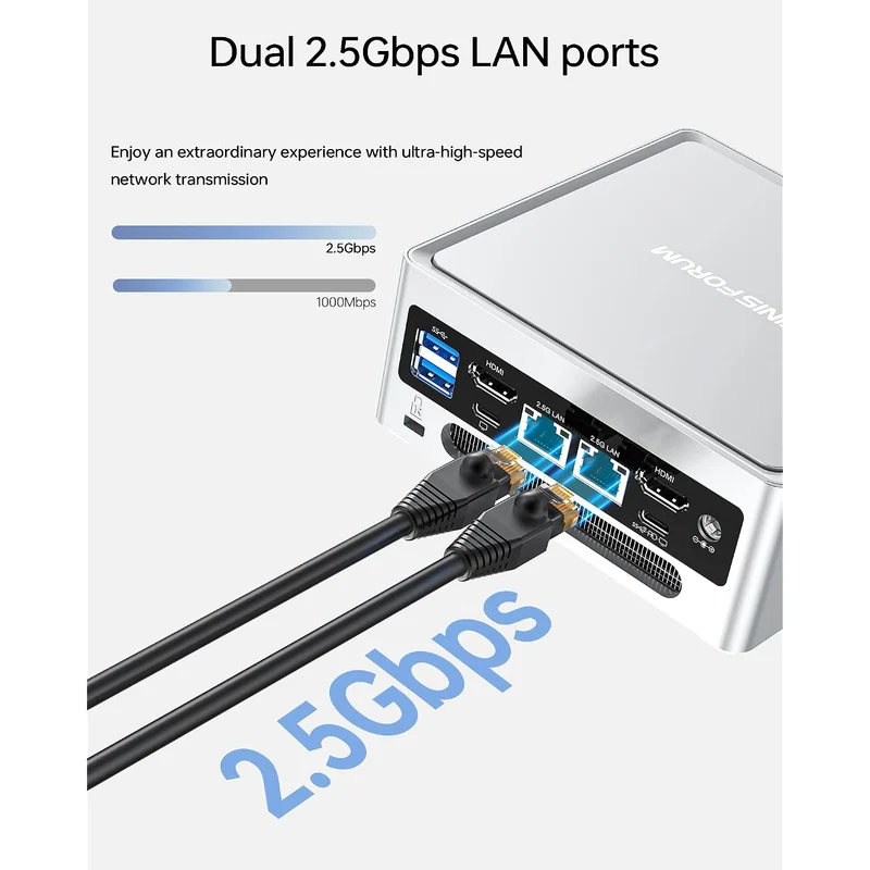 Mini PC Minisforum NAB6 Lite 16 GB RAM 500 GB SSD, con Intel Core i5-12600H