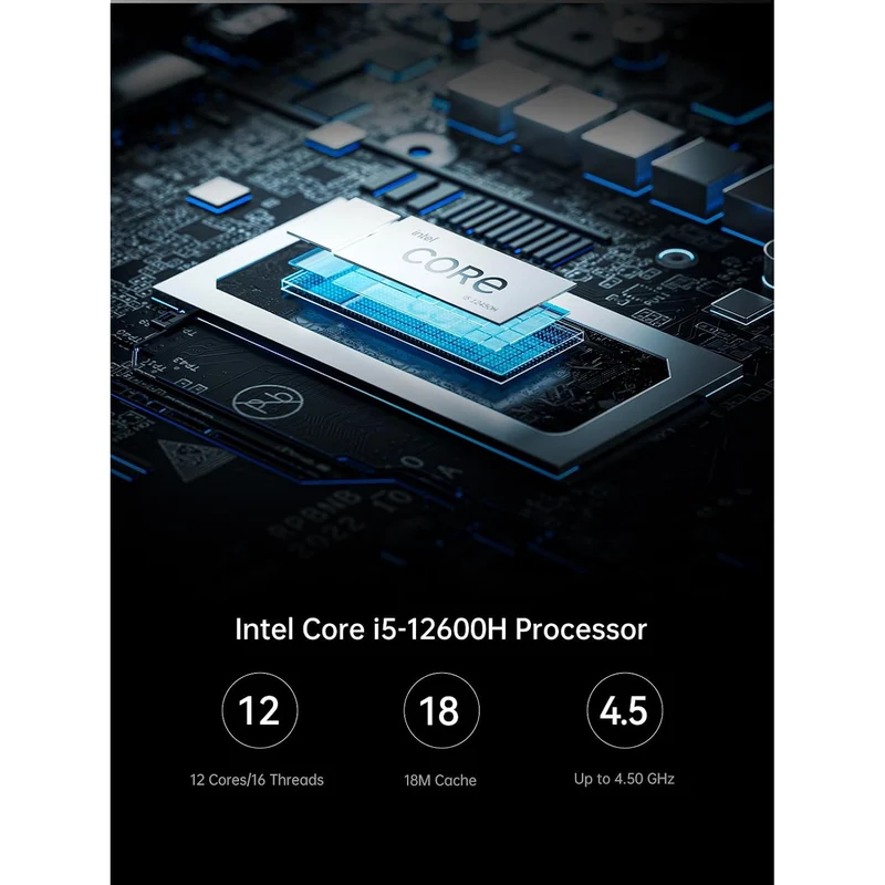 Mini PC Minisforum NAB6 Lite 16 GB RAM 500 GB SSD, con Intel Core i5-12600H