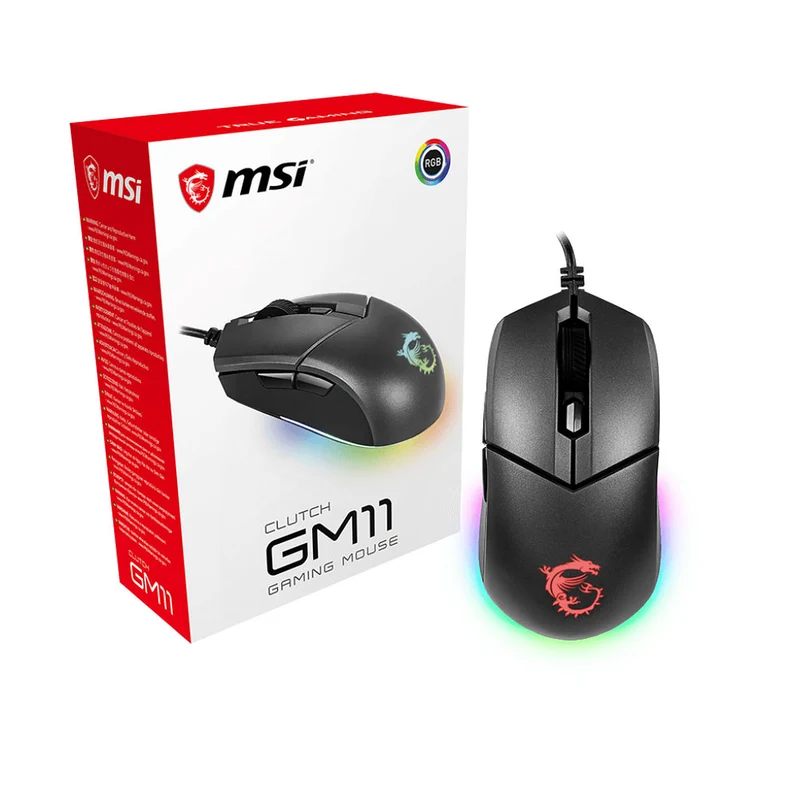 MSI Clutch GM11 Noir