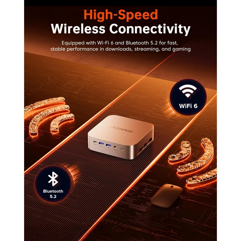 Mini PC Acemagic K1 16 GB RAM 512 GB SSD, con Ryzen 7 7730U y Windows 11 PRO