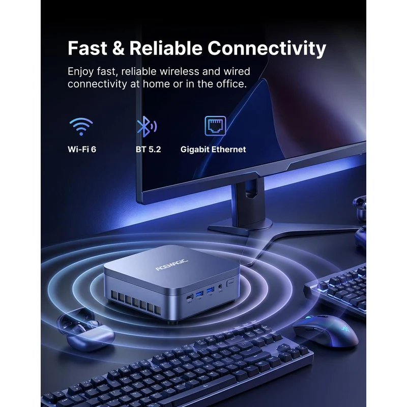 Mini PC Acemagic M5 16 GB RAM 512 GB SSD, con Intel Core 5 220H y Windows 11 Pro