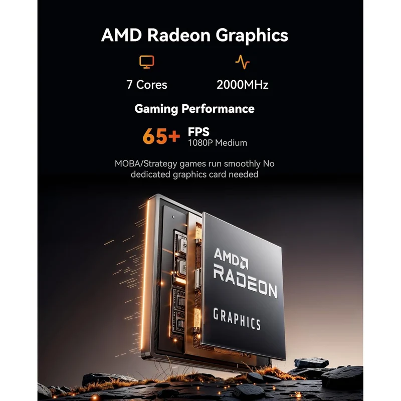Mini PC Acemagic K1 16 GB RAM 512 GB SSD, con AMD Ryzen 5 7530U y Windows 11 Pro