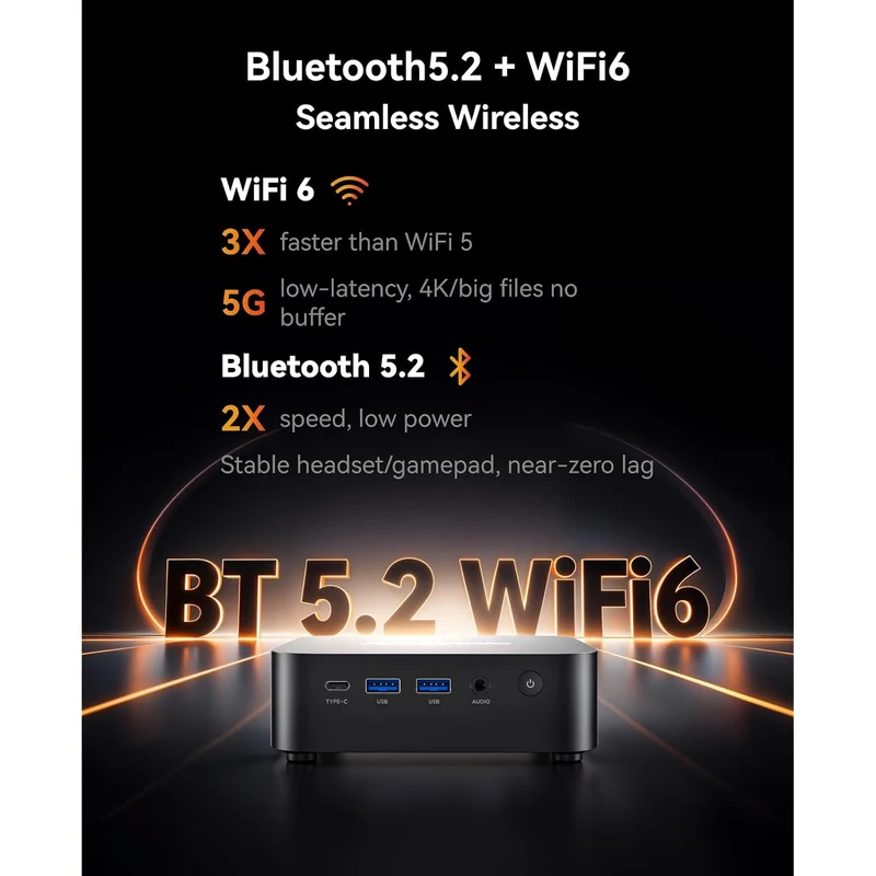 Mini PC Acemagic K1 16 GB RAM 512 GB SSD, con AMD Ryzen 5 7530U y Windows 11 Pro