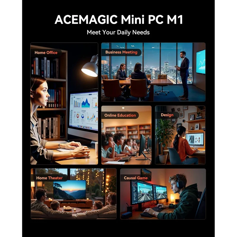 Mini PC Acemagic M1 16 GB RAM, con AMD Ryzen 7 6800H