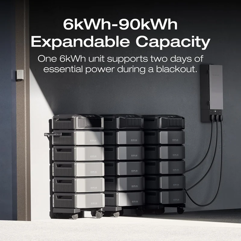 Estación de Energía Portátil EcoFlow DELTA Pro Ultra, 6144 Wh, 7200 W