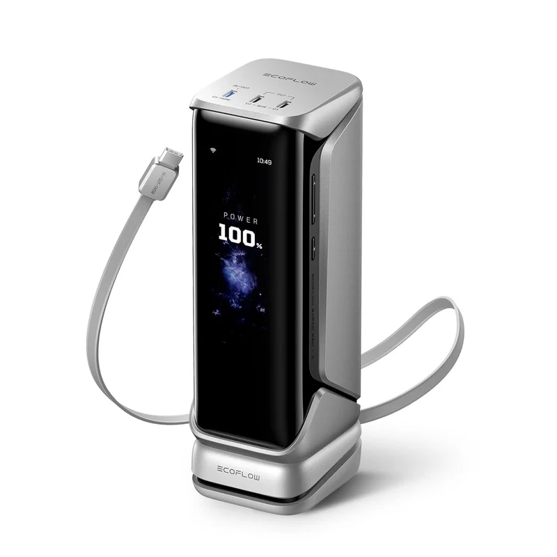 Power Bank EcoFlow RAPID Pro X, 27650 mAh, Carga 300 W, Dark Negro