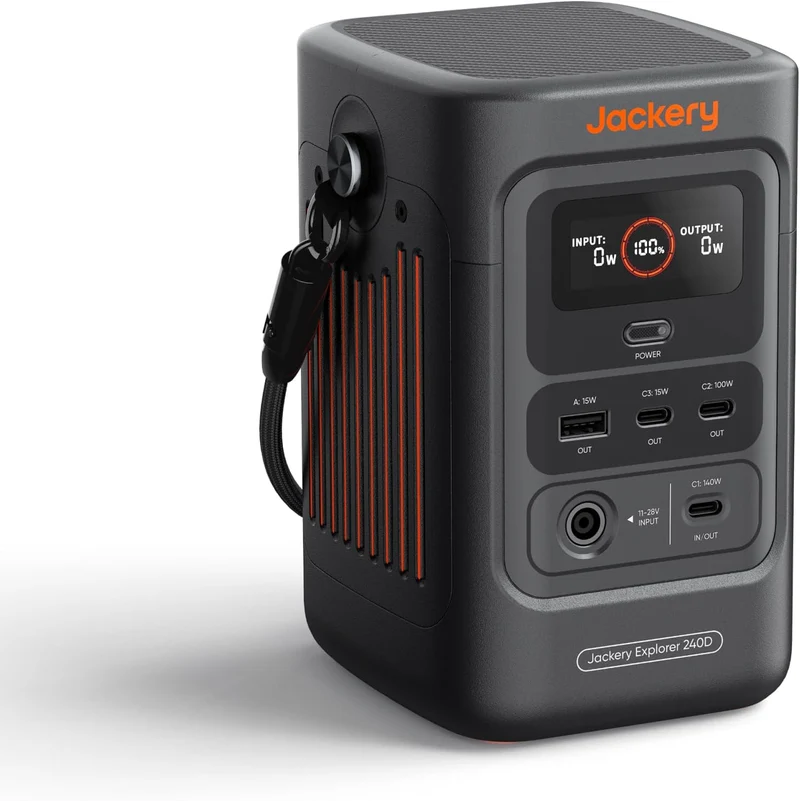Estación de Energía Portátil Jackery Explorer, 2000 W, Negro