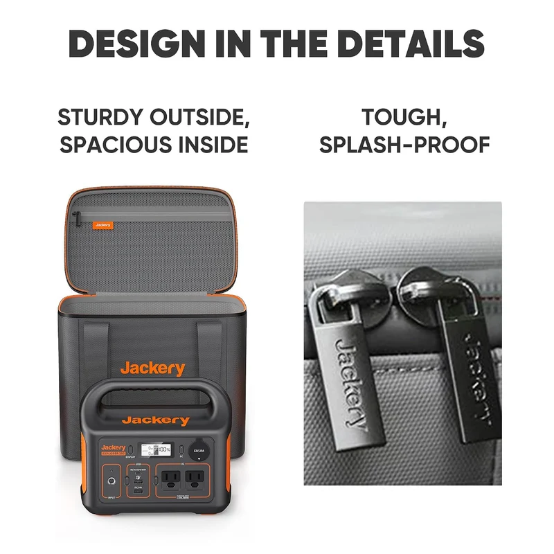 Estación de Energía Portátil Jackery Explorer, 292 Wh, 300 W, con Bolso de Transporte, Naranja