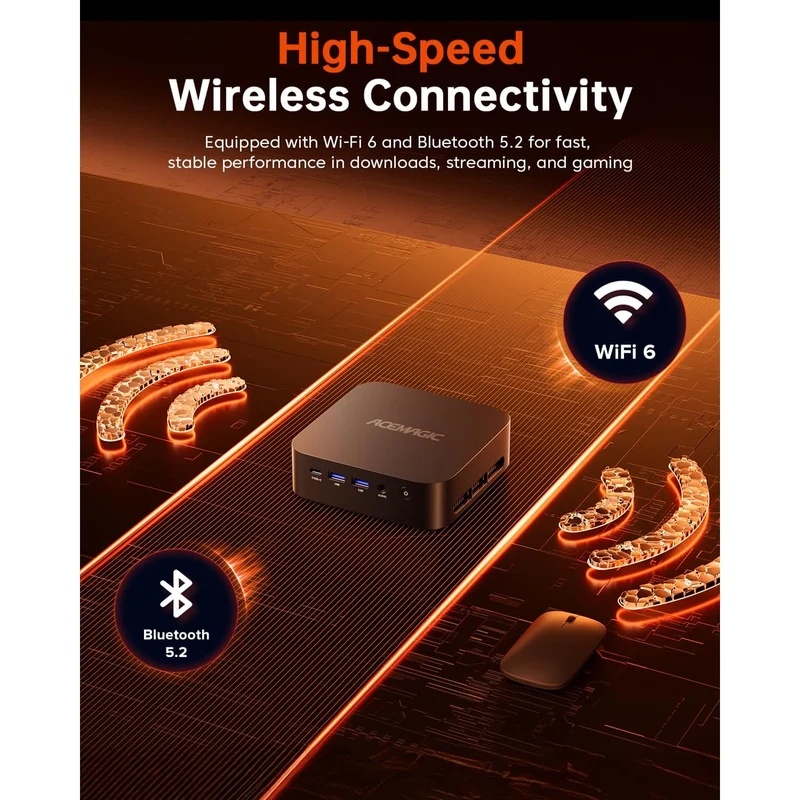 Mini PC Acemagic K1 16 GB RAM 1 TB SSD, con Ryzen 7730U y Windows 11 Pro
