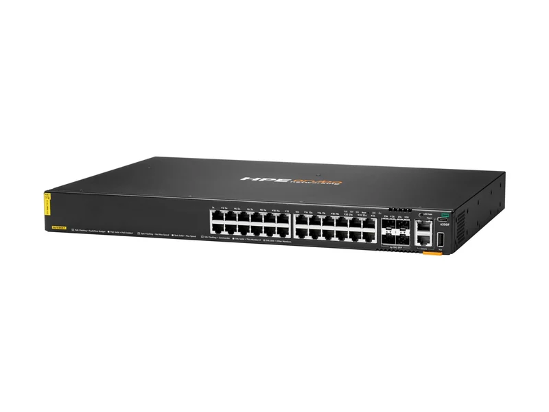 Switch de Red Aruba HPE Networking 6200F 24G Class4 PoE 4SFP+ 370W Switch