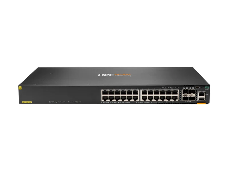 Switch de Red Aruba HPE Networking 6200F 24G Class4 PoE 4SFP+ 370W Switch