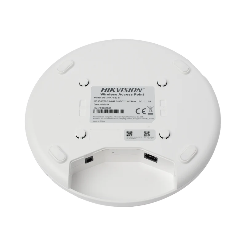 Punto de Acceso Hikvision DS-3WAP522-SI WiFi 5 300 Mbps PoE