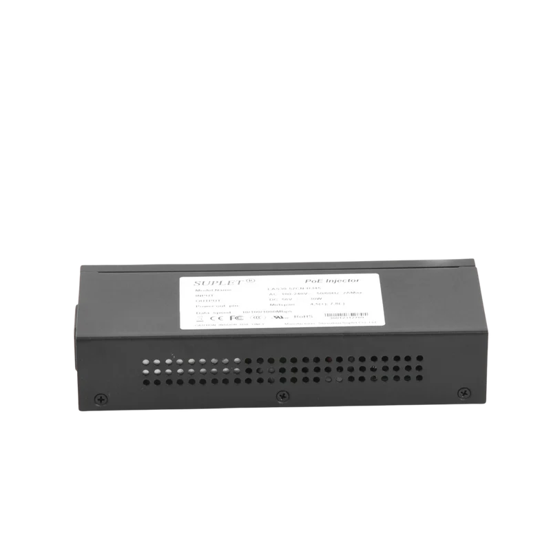 Inyector PoE Hikvision LAS30-57CN-RJ45 PoE++ 30 W 56 V