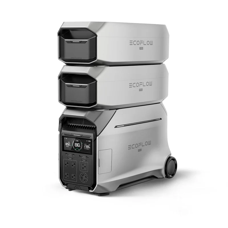 Estación de Energía Portátil EcoFlow DELTA Pro 3, 4000 W, con Batería Extra