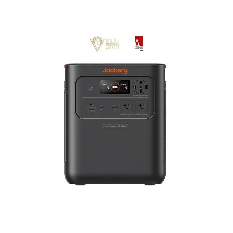 Estación de Energía Portátil Jackery HomePower, 4000 W, con Batería Extra