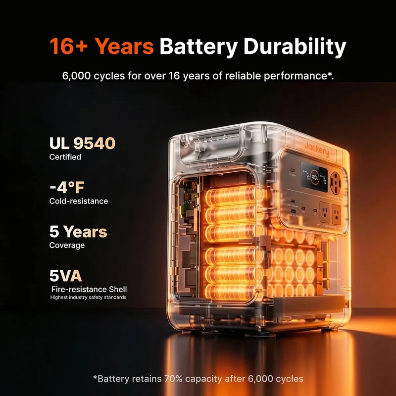 Estación de Energía Portátil Jackery HomePower, 3584 Wh, 4000 W