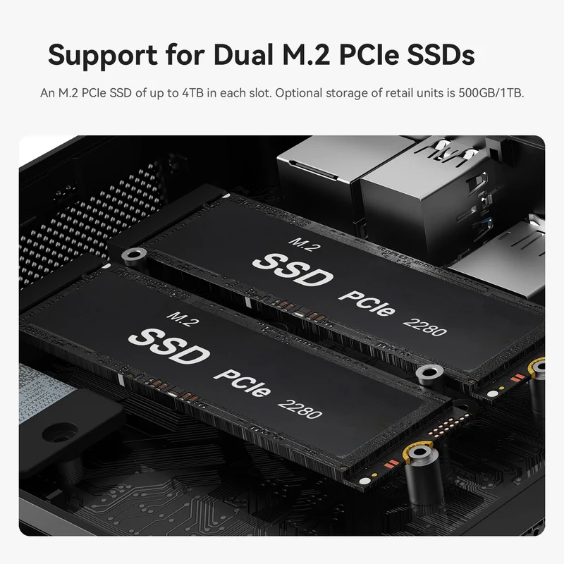 Mini PC Beelink SER5 Max 24 GB RAM 500 GB SSD, con Ryzen 7 7735U