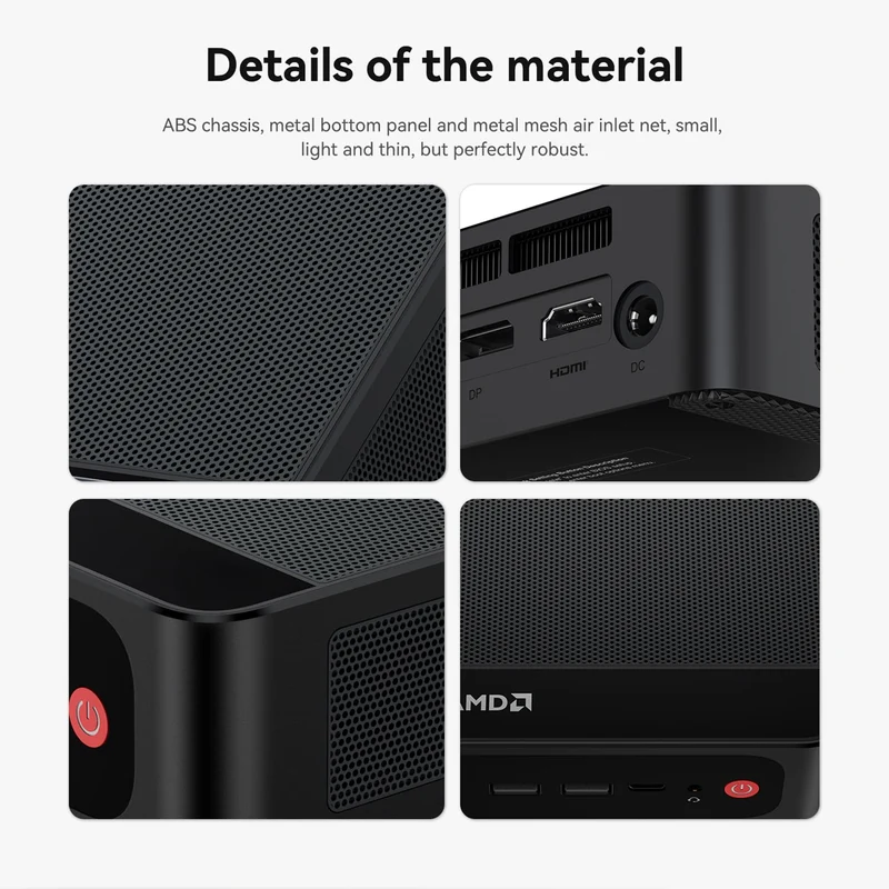 Mini PC Beelink SER5 Max 24 GB RAM 500 GB SSD, con Ryzen 7 7735U