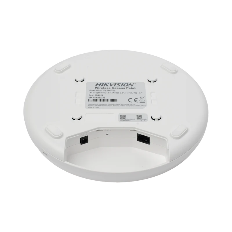 Punto de Acceso Hikvision DS-3WAP622G-SI WiFi 6 1800 Mbps PoE