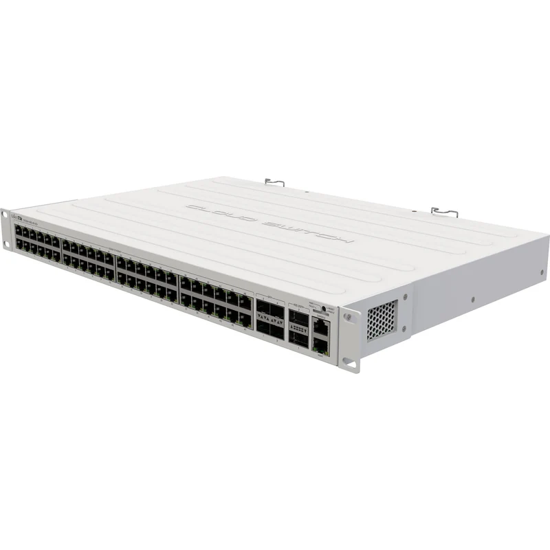 Switch de Red MikroTik CRS354-48G-4S+2Q+RM 48-Port Gigabit Managed Network Switch