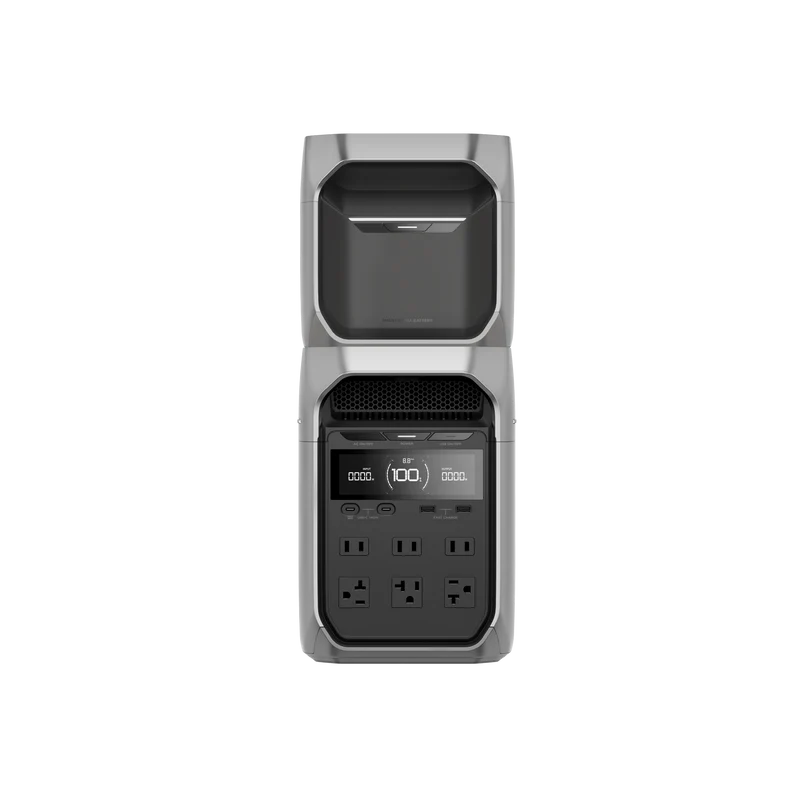 Estación de Energía Portátil EcoFlow DELTA 3 Plus, 1024 Wh, 1800 W, Tecnología LiFePO4