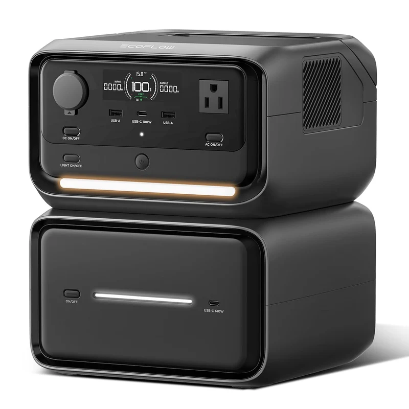 Estación de Energía Portátil EcoFlow RIVER 3 Max Plus, 858 Wh, 600 W