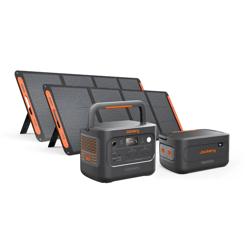 Estación de Energía Portátil Jackery HomePower 2000 Plus v2, 2048 Wh, 2400 W, con Batería Extra