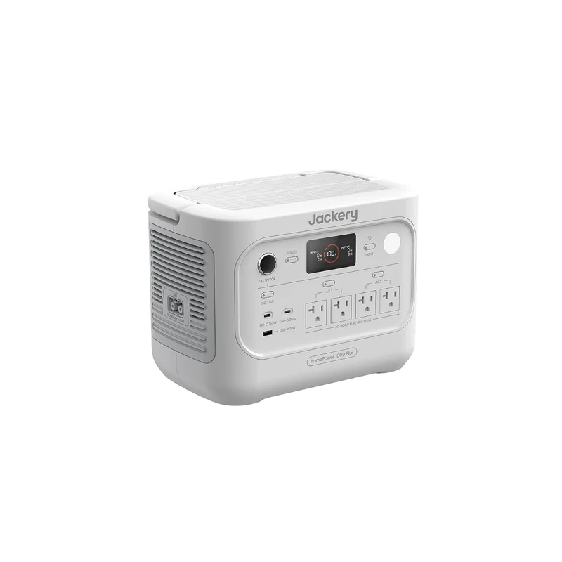 Estación de Energía Portátil Jackery HomePower 1000 Plus v2, 1800 W, Blanco