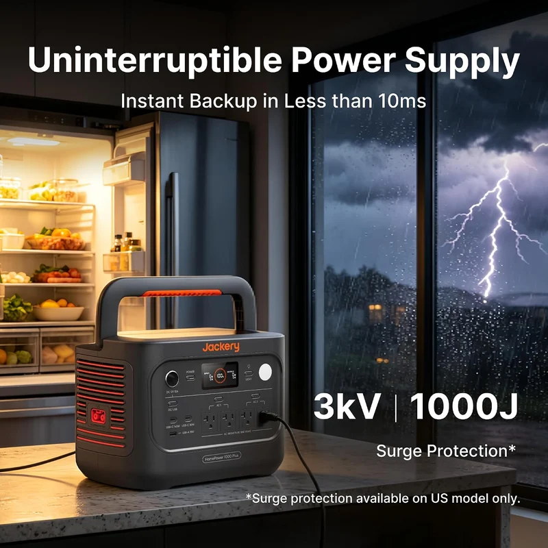 Estación de Energía Portátil Jackery HomePower 1000 Plus v2, 1800 W