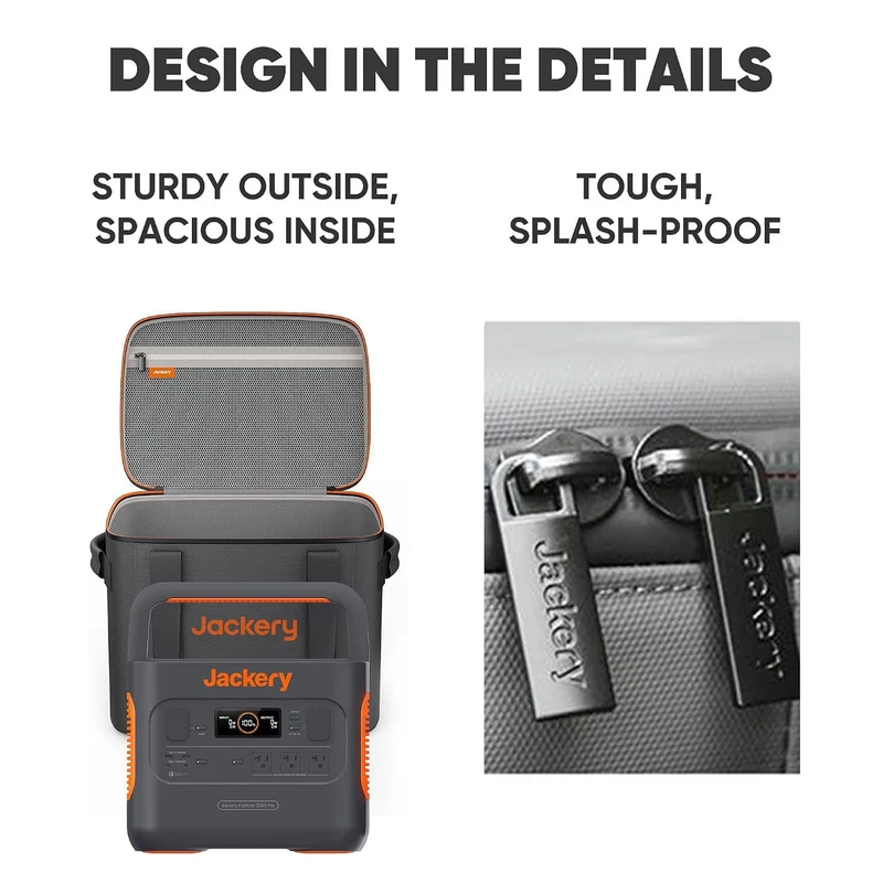 Estuche Jackery (Tamaño L) - Negro