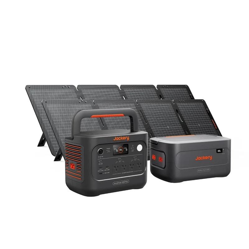 Estación de Energía Portátil Jackery HomePower 1000 Plus v2, 1800 W, Negro
