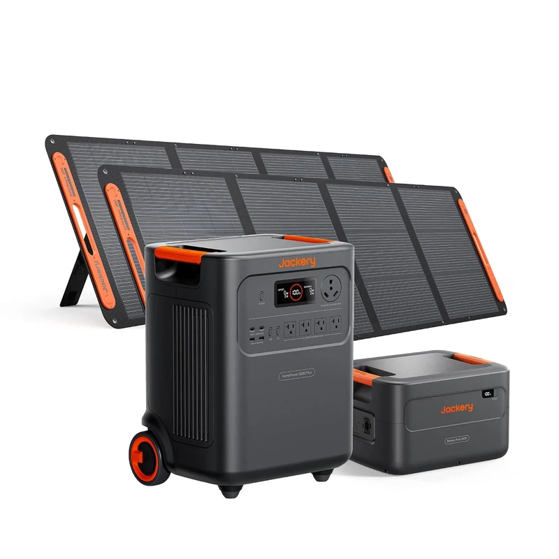 Estación de Energía Portátil Jackery HomePower 3600 Plus, 7168 Wh, 3600 W, con Batería Extra, Negro