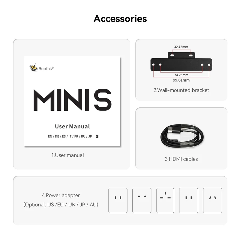 Mini PC Beelink 8 GB RAM 480 GB SSD, con Intel N95