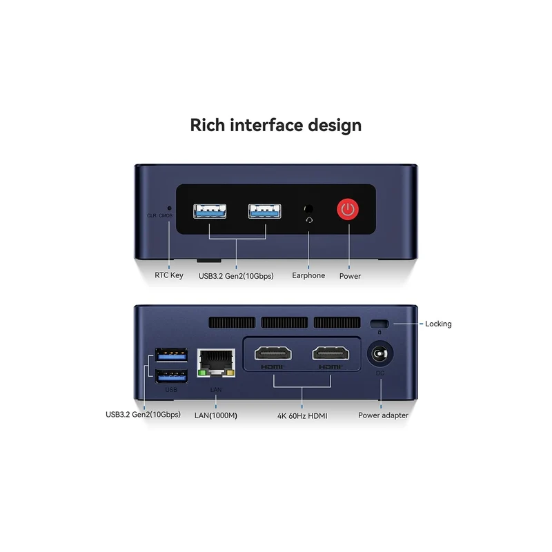 Mini PC Beelink S12 8 GB RAM, con Intel N95