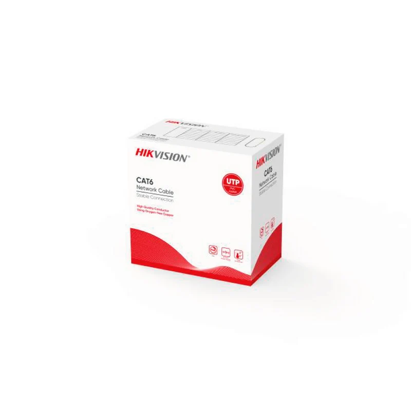Cable Hikvision DS1LN6UEWPLUG Gigabit 305 m Cat 6 UTP Exterior